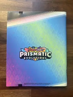 Prismatic Evolutions Pokemon Card Binder 9-Pocket Holds 396 Cards - Image 2