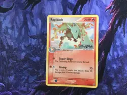 Pokemon Card Rapidash EX Delta Species Reverse Holo Rare 52/113 Excellent Cond - Image 1