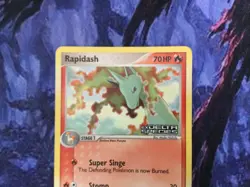 Pokemon Card Rapidash EX Delta Species Reverse Holo Rare 52/113 Excellent Cond - Image 2