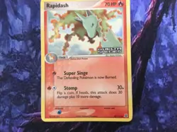 Pokemon Card Rapidash EX Delta Species Reverse Holo Rare 52/113 Excellent Cond - Image 3