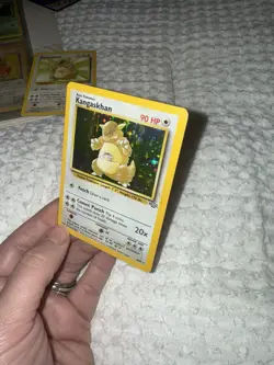 Pokemon Kangaskhan 90 HP Holo Trading Card 1999 5/64 Rare Base Set Vintage - Image 1