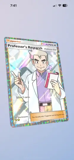 【READY 】Pokemon TCG Pocket Trading Trade ⭐⭐ Limited Professor Research Oak Card - Image 4