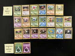 2nd Gen Vintage WOTC Pokemon 22 Card Lot: 20 1st Edition - READ DESCRIPTION - Image 1