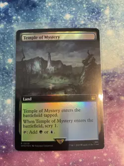 MTG Magic the Gathering Temple of Mystery (528/1208) Doctor Who NM FOIL - Image 1