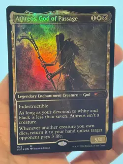 1X FOIL Athreos, God of Passage SHOWCASE NM MTG Magic Secret Lair Theros EDH - Image 1