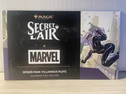 MTG Secret Lair x Marvel's Spider-Man: Villainous Plots Foil Edition In Hand - Image 1