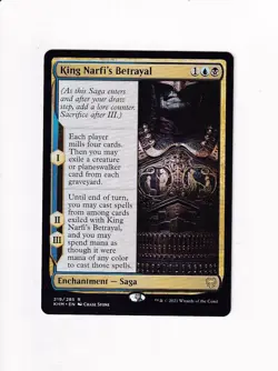 2021 MTG MAGIC THE GATHERING KALDHEIM KING NARFI'S BETRAYAL - Image 1