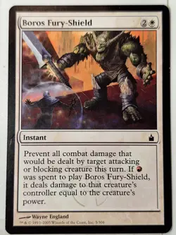 Boros Fury-Shield - Ravnica: City of Guilds - Magic the Gathering MTG Nice! - Image 1