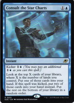 MTG Consult the Star Charts (51) | NM | Edge of Eternities {EOE} - Image 1
