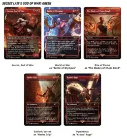 MTG Secret Lair Playstation Foil PRE_SALE God of War: Greek - Image 1