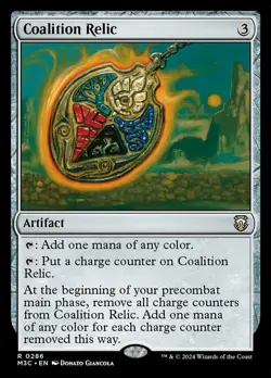Mint/Near-Mint, English - 4 x MTG Coalition Relic - Ripple Foil Commander: Moder - Image 1