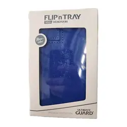 Ultimate Guard Flip n Tray 100+ XenoSkin Monocolor Blue Deck Case MTG TCG NEW - Image 1