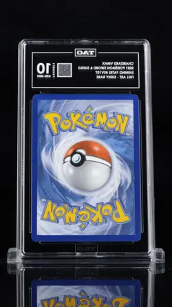 2021 POKEMON SWORD & SHIELD SHINING FATES #SV107 FULL ART/CHARIZARD VMAX TAG 10 - Image 2