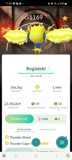 Pokemon Go Legendary Regieleki ( Normal ) ( Background) - Image 1