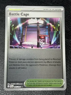 Battle Cage 085/094 - Reverse Holo - Pokemon TCG: Phantasmal Flames - NM - Image 1