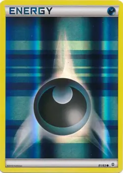 Moderately Played, English Pokemon Reverse Holo Darkness Energy - 81/83 - Common - Image 1