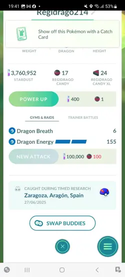 Pokemon Go Legendary Regidrago ( Normal ) ( Low CP ) - Image 2