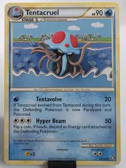 Tentacruel Triumphant Pokemon TCG 50/102 HeartGold & SoulSilver Uncommon - Image 1