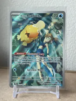 2025 POKEMON DRI EN-DESTINED RIVALS ILLUSTRATION RARE MISTY'S PSYDUCK NM - Image 1