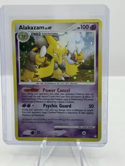 2007 Pokemon Mysterious Treasures 2/123 Alakazam LV.47 - light edge wear - Image 1