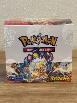 Pokemon TCG: Surging Sparks Scarlet & Violet Factory Sealed Booster Box - Image 1