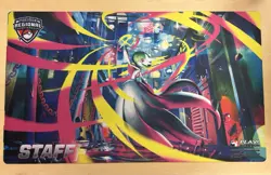 Pokemon Mega Gardevoir STAFF Playmat - Regional Exclusive - New - Image 1