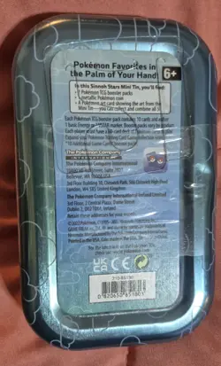Pokemon TCG Sinnoh Stars Mini Tin Piplup 2 TCG Booster Packs Metal Coin NEW - Image 2