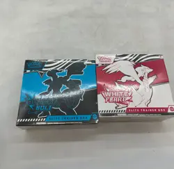 Pokemon TCG: Black Bolt/ White Flare Elite Trainer Box Lot of 2x Sealed - Image 1