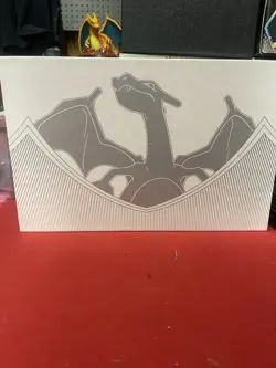 Pokemon TCG Charizard UPC BOX- BOX ONLY with Accessories- NO PACKS ! With Mat ! - Image 2