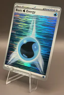 019 Water Energy - Black Bolt & White Flare Horizontal Holo NM Pokemon - Image 1