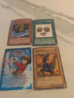KONAMI Yu-Gi-Uh Trading Card Game Zone Eater Summoning Spell Card Trakodon Lot 4 - Image 1