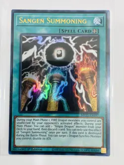 Yugioh Sangen Summoning MP25-EN197 Ultra Rare NM 1st Ed - Image 1