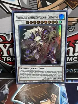 Yu-Gi-Oh! Swordsoul Supreme Sovereign Chengying BODE-EN042 Ultra Rare 1st Ed NM - Image 1