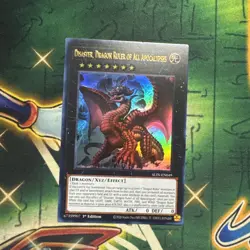 Yugioh Disaster, Dragon Ruler of All Apocalypses ALIN-EN049 Ultra Rare 1st Ed NM - Image 1
