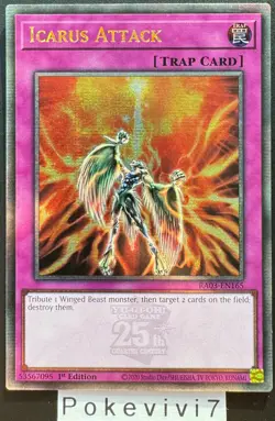 Carte YU-GI-OH! ICARUS ATTACK RA03-EN165 QCSR NEUF - Image 1