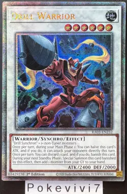 Carte YU-GI-OH! DRILL WARRIOR RA03-EN232 QCSR NEUF - Image 1