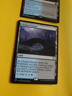 Choked Estuary MIC & Shipwreck MArsh MID Rare LAnd MTG 2 Card. - Image 5