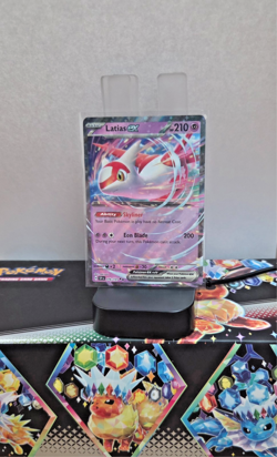 Latias EX Holo Rare Pokemon Trading Card 210 HP Eon Blade 076/191 Surging - Image 1