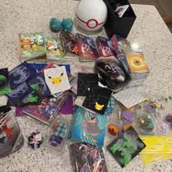 Huge Lot Of New Pokemon Card Accessories - Image 1