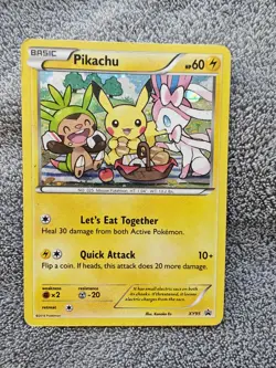 Pokemon TCG XY95 Pikachu Promo Card Black Star Rare Holo - Image 1