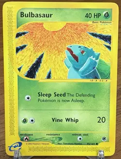 Bulbasaur 95/165 Expedition Vintage Pokemon Card 2002 - Image 1