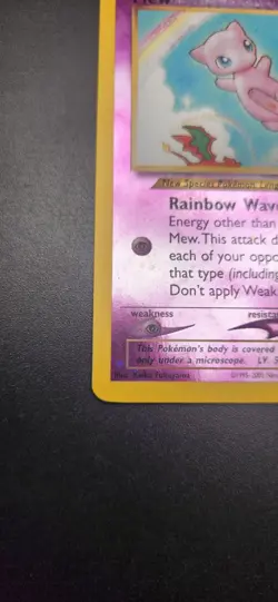 Mew 01/18 1/18 Pokemon Southern Islands Reverse Holo Card - LP - Image 5