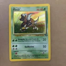 Pokemon Jungle Base Set 1999 Mint Condition Pinsir 9/64 Holo Card - Image 1