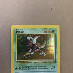 Pokemon Jungle Base Set 1999 Mint Condition Pinsir 9/64 Holo Card - Image 2