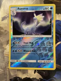 AURORUS REVERSE HOLO FORBIDDEN LIGHT 28/131 NM Pokemon Card TCG - Image 1