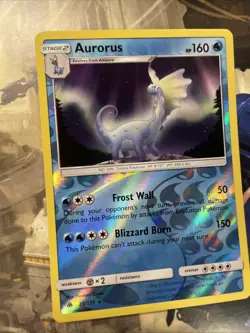 AURORUS REVERSE HOLO FORBIDDEN LIGHT 28/131 NM Pokemon Card TCG - Image 2