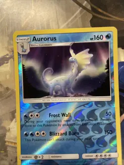 AURORUS REVERSE HOLO FORBIDDEN LIGHT 28/131 NM Pokemon Card TCG - Image 4