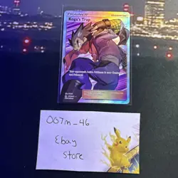 Pokemon Koga's Trap Full Art Holo Card 211/214 Sm-Unbroken Bonds NEW RARE MINT - Image 1