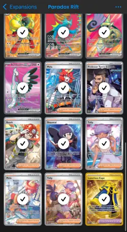 Pokemon TCG SV: Paradox Rift IR, Gold, Trainers, Lot 27 Cards ALL MINT! - Image 5