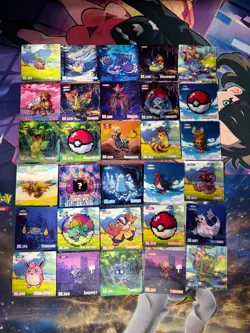Pokemon Chinese eif orgin Gameboy lenticular Display case +3 random 3d cards - Image 3
